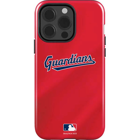 MLB Cleveland Guardians Alternate Road Jersey iPhone 15 Pro Impact Case